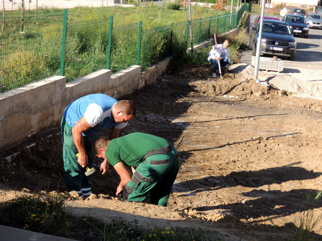 Zemljani radovi na igralištu u Pazariškoj su gotovi/Snimio Marko Čuljat                                                                                                                                                                                   